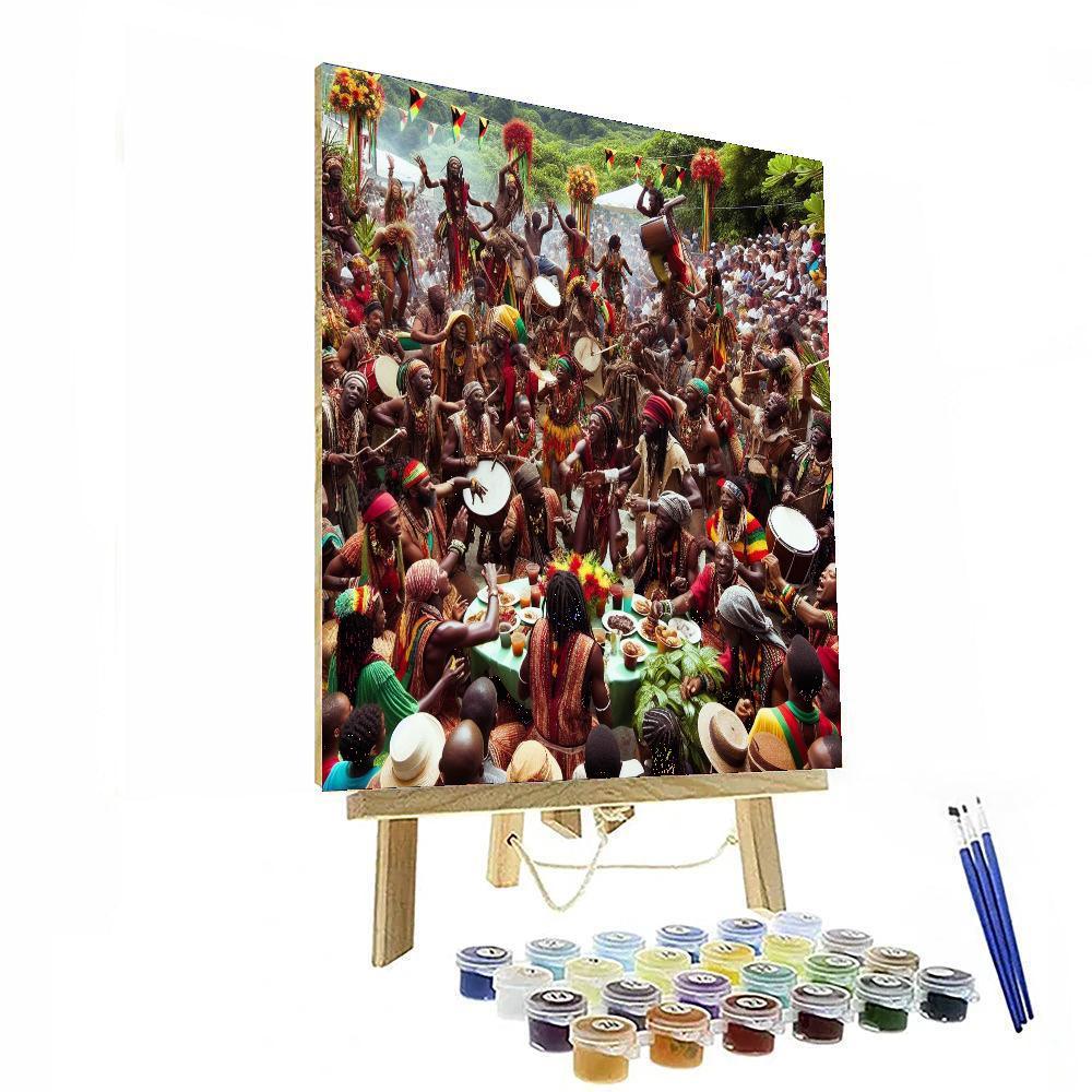 Kingdom Day - Jamaica Paint By Color