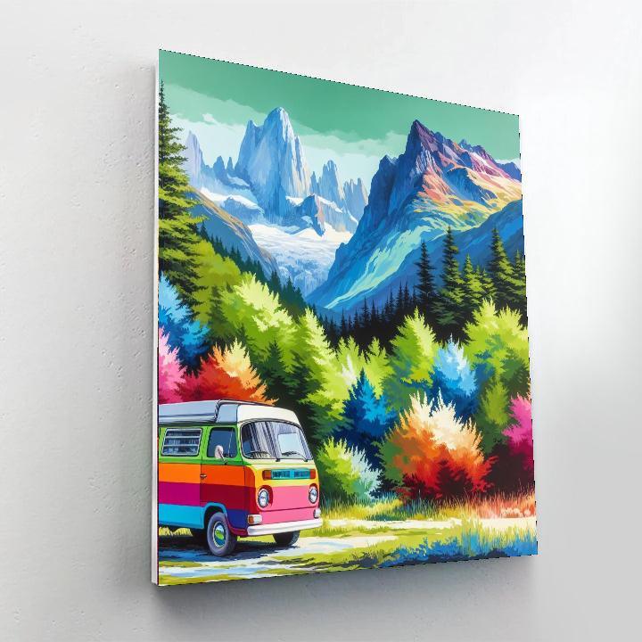 Adventure On The Open Road Paint By Numbers Kits