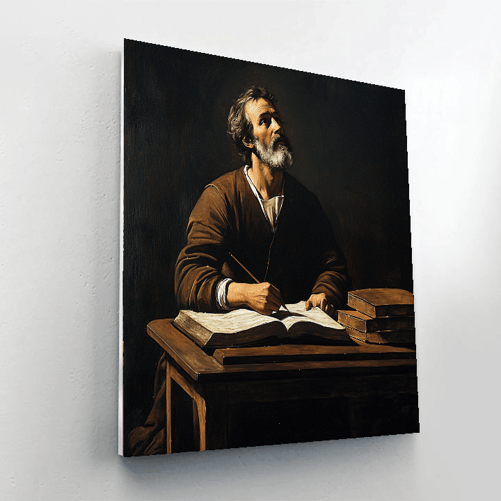 Caravaggio Inspired Illusion Of Light  Paint By Numbers Kits