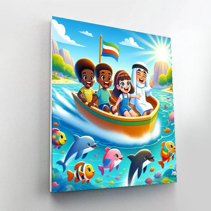 Sailing Adventure Day Paint By Numbers