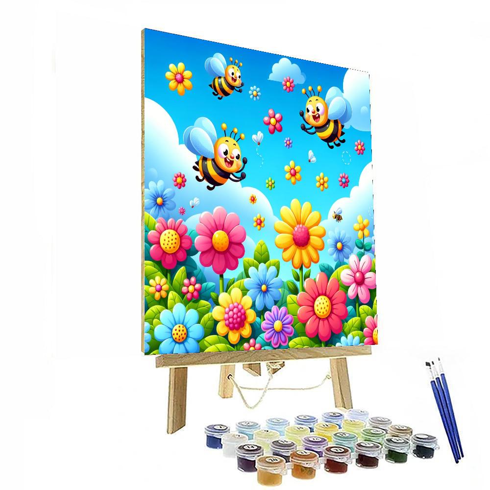 Fantastic Flower World Painting Number Kit