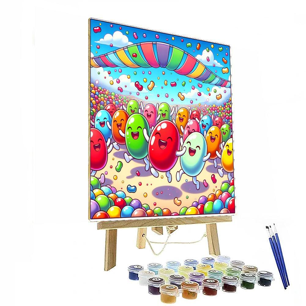 Joyous Jellybean Jubilee Painting Number Kit