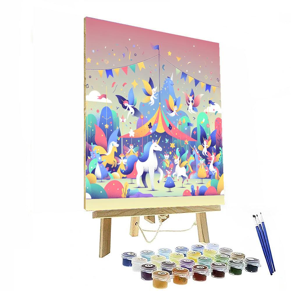 Festival Of Colorful Dreams Numbered Painting Kits