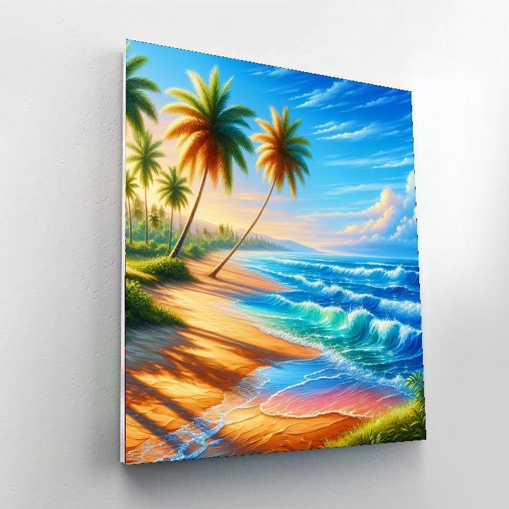 Radiant Beach Escape Paint By Numbers Kits