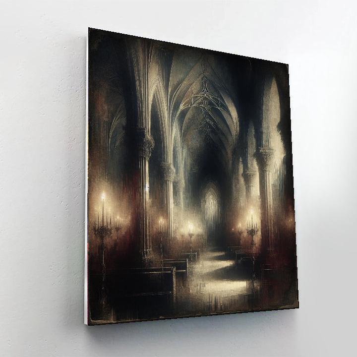 Gothic Midnight Elegance DIY Paint By Numbers