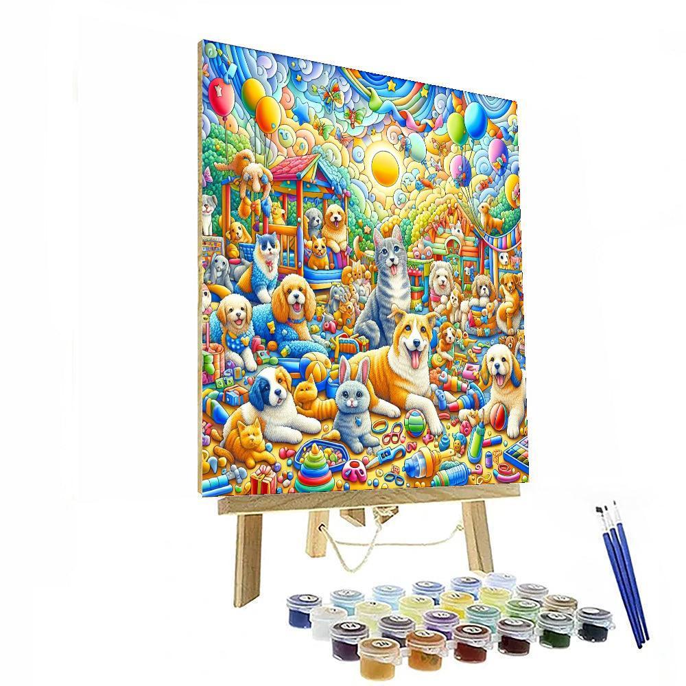 Charming Pet Adventure Paint By Numbers Kits