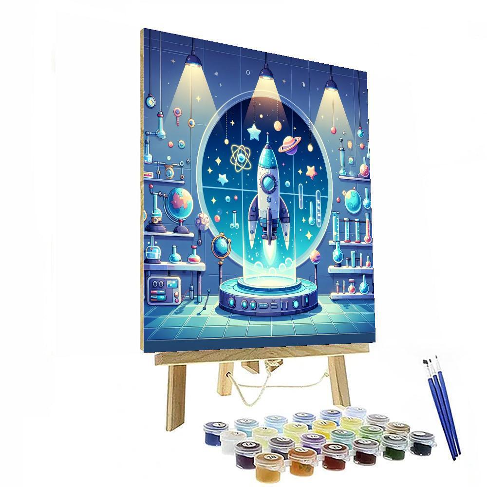 Rocket Scientist Laboratory Paint By Color