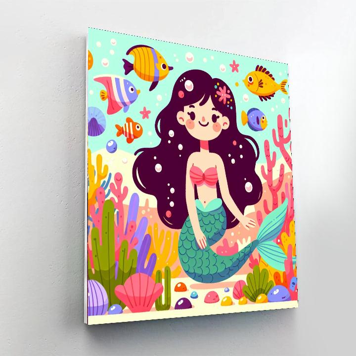 Magic Mermaid Adventure Paint By Numbers Art