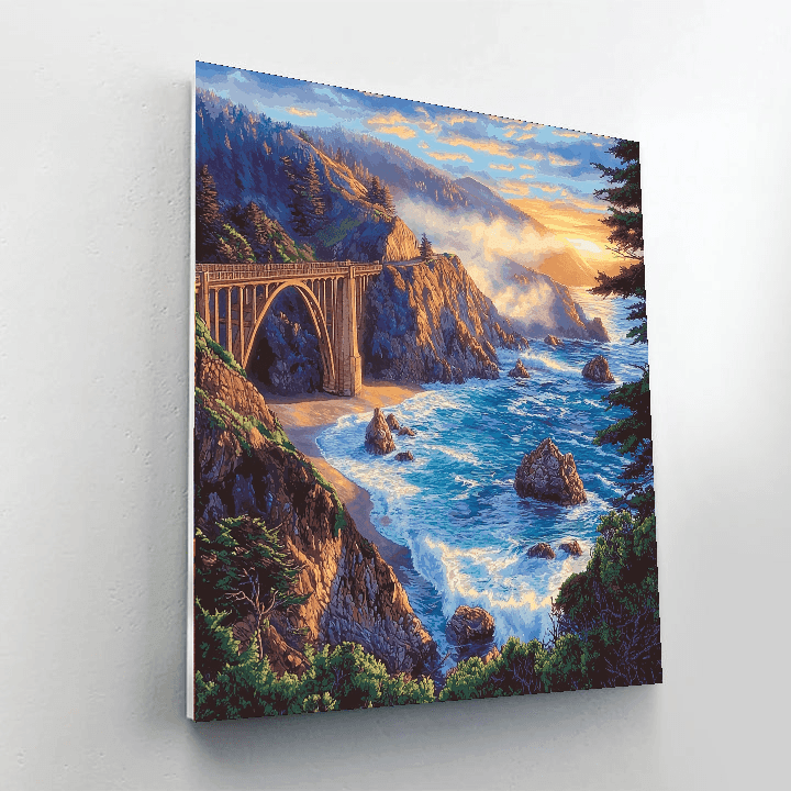 The Big Sur Coast Numbered Painting Kits