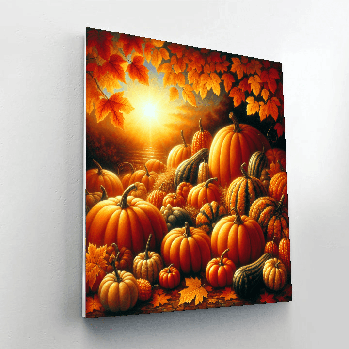 Autumn Harvest Splendor Number Painting