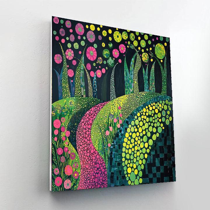 Yayoi Kusama Inspired Infinite Garden  Paint By Number
