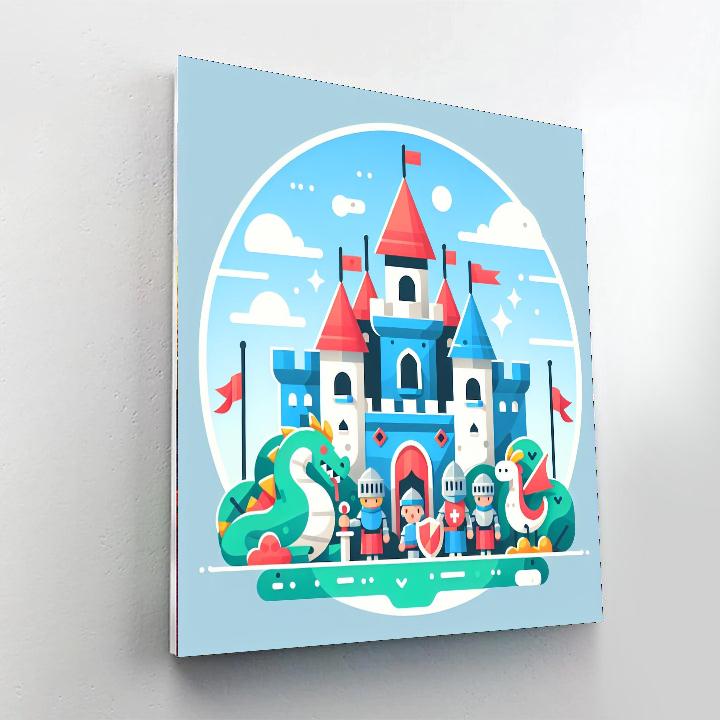 Mystery At The Castle Paint By Numbers Art