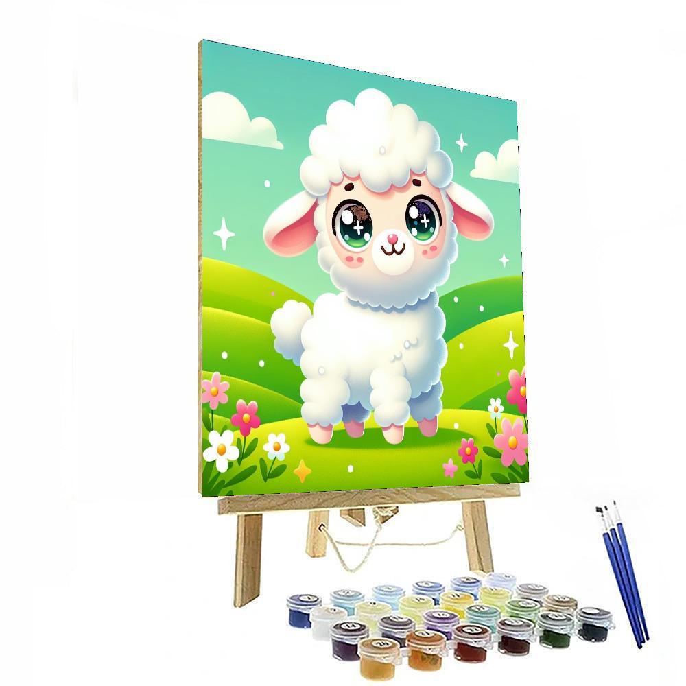 Adorable Lamb Paint By Numbers