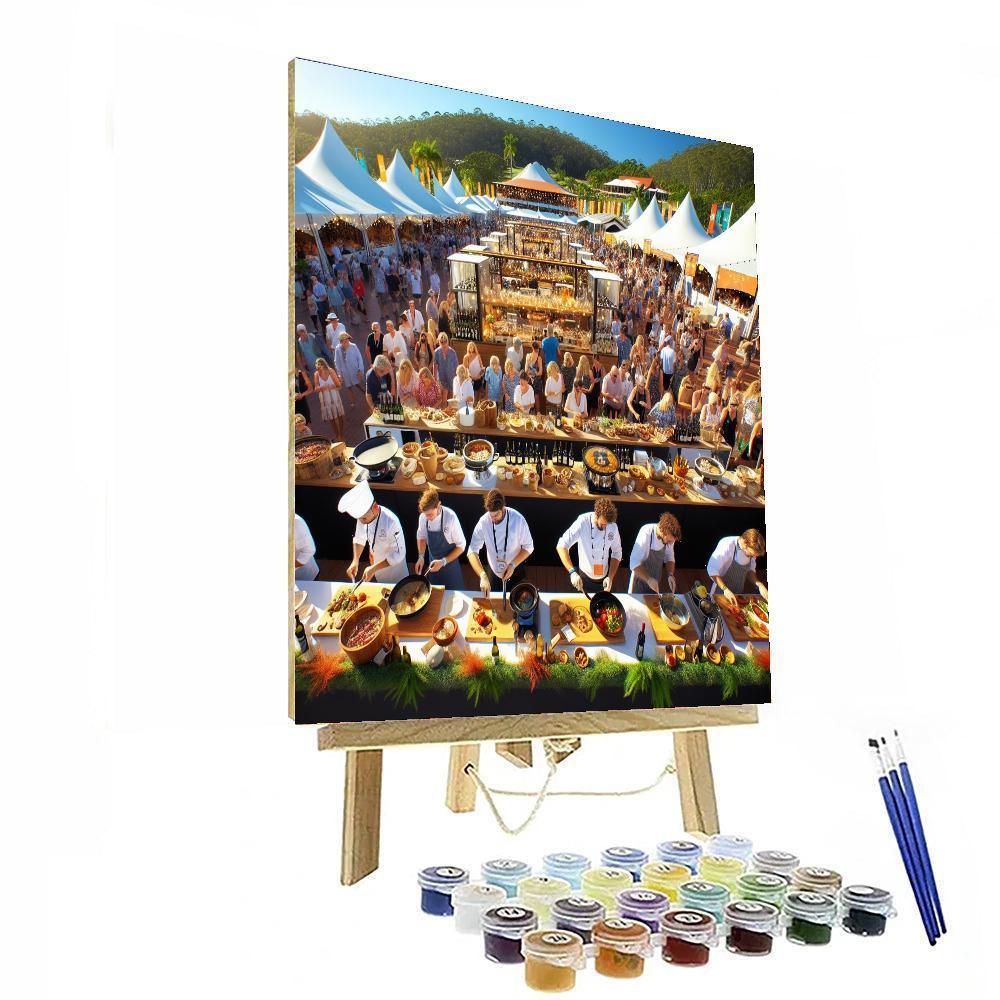 Noosa Food And Wine Festival - Australia DIY Paint By Numbers