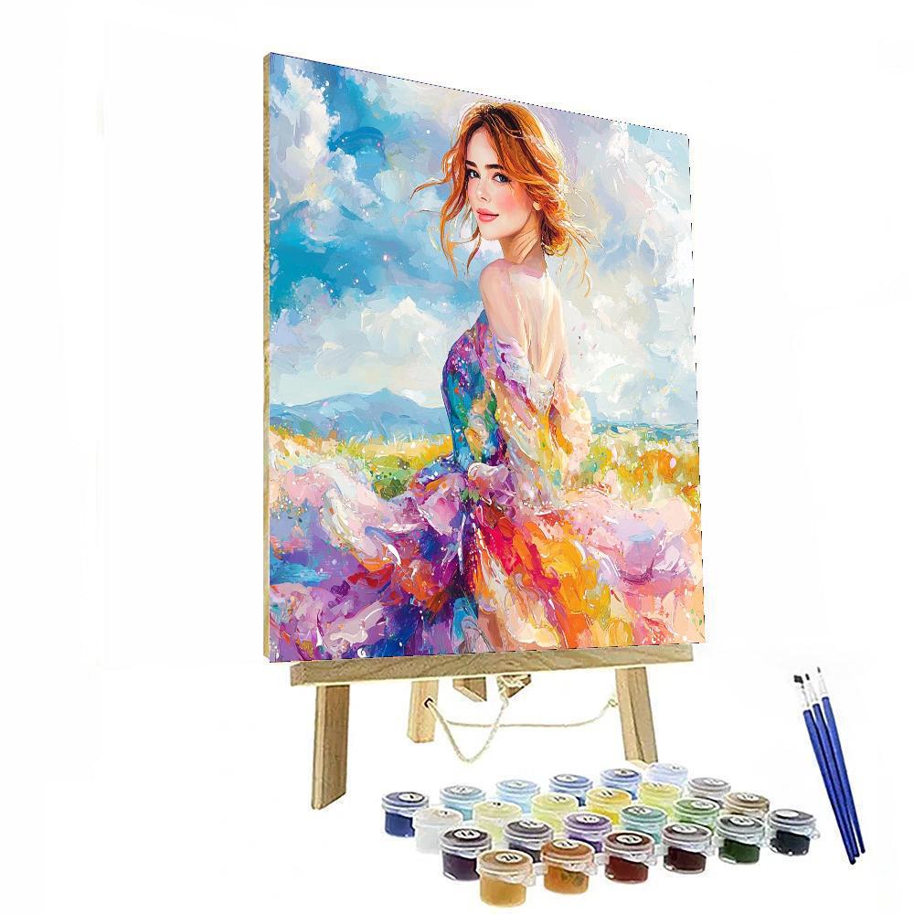 Emma Stone: The Luminescent Star Of Modern Cinema Paint By Color