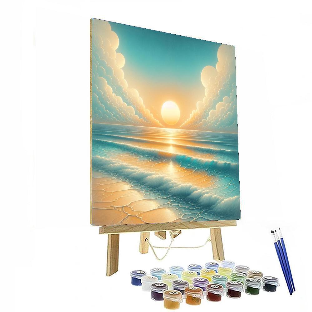 Breathtaking Coastal Sunrise - DIY Painting By Numbers Kit – Artistry Rack