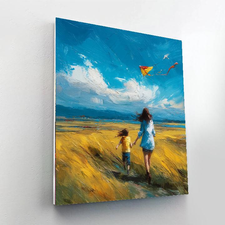 Kite-flying Dreams Paint By Color