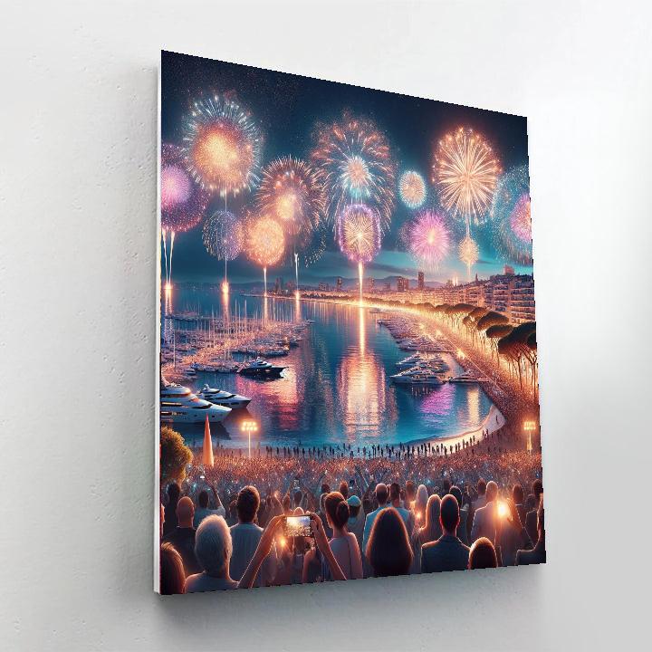 The International Fireworks Festival - France Paint By Color