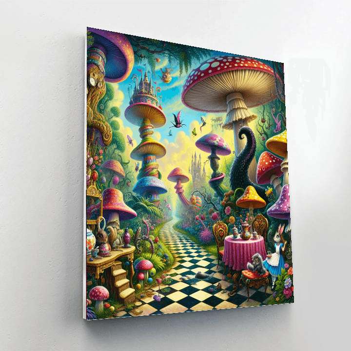 Wonderland Whimsy DIY Paint By Numbers