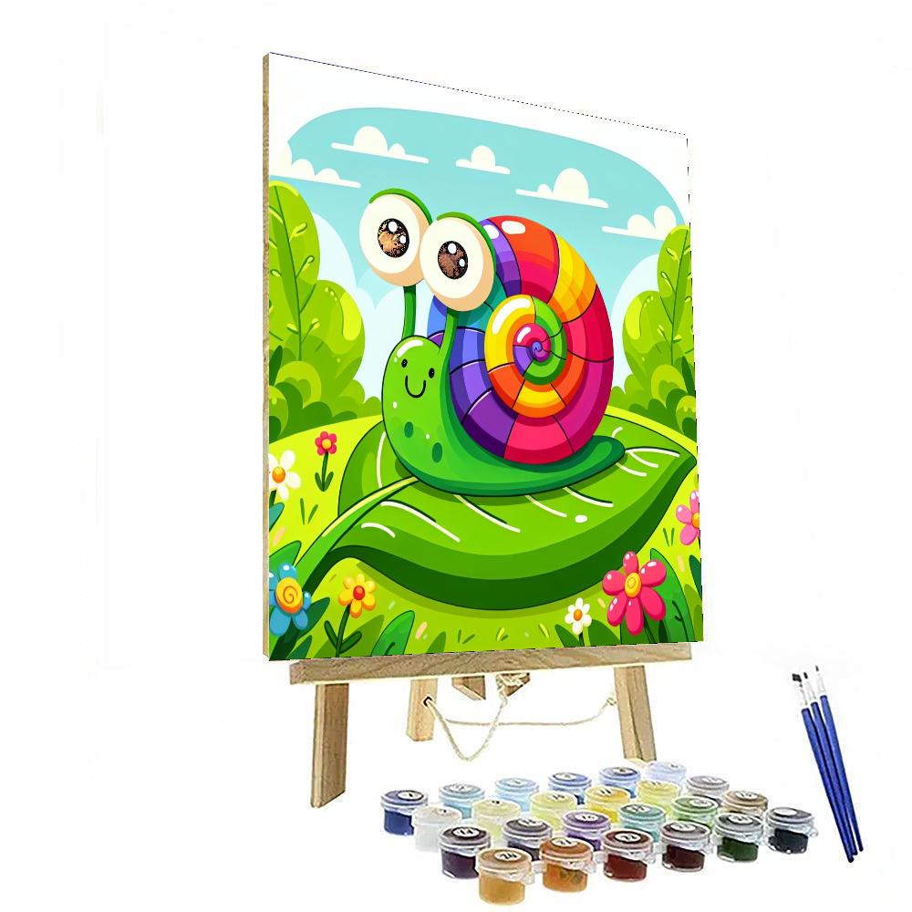 Funky Snail Painting By Numbers Kit