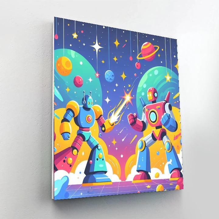 Robot Galaxy Battle Numbered Painting Kits
