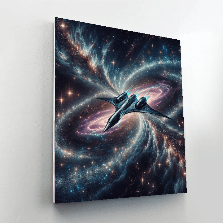 Galactic Voyager Painting Number Kit