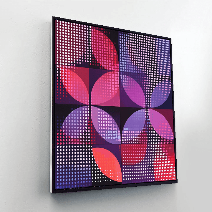 Victor Vasarely Inspired Techno Visions  Paint By Numbers Kits