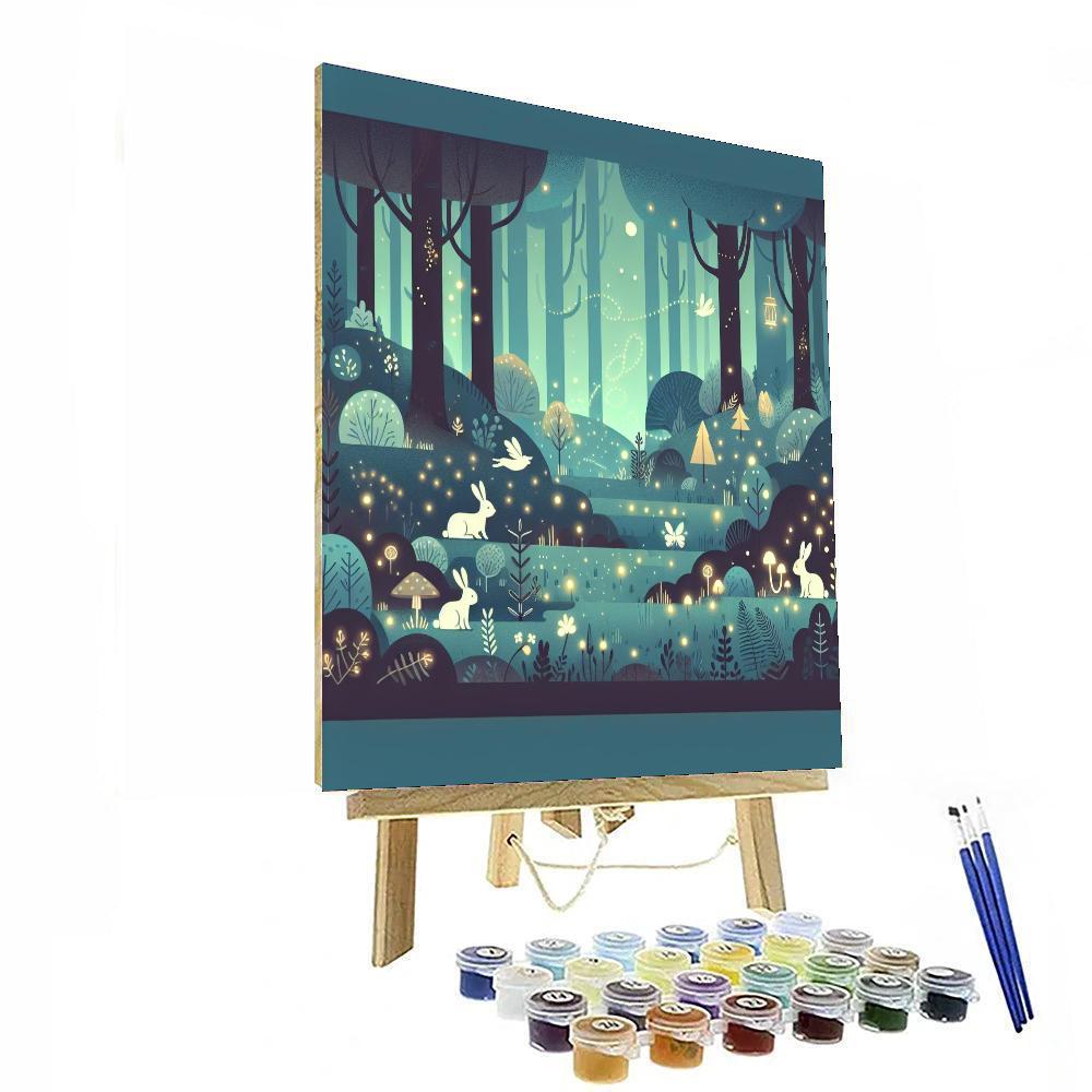 Enchanted Forest Mysteries Painting Number Kit