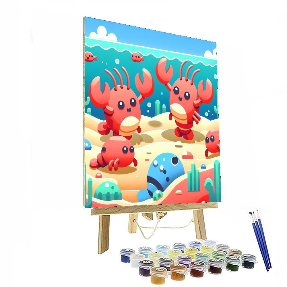 Laughing Lobsters Numbered Painting Kits