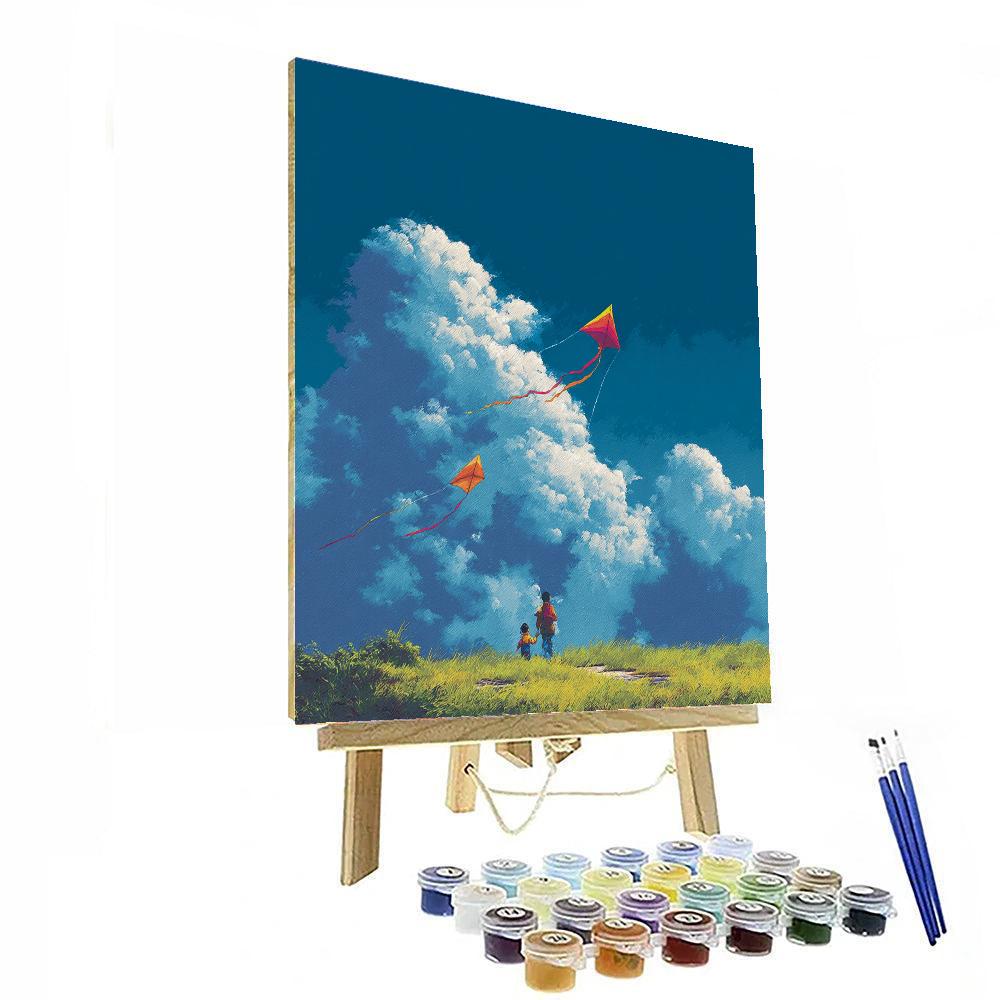 Kite Flying Bliss Paint By Numbers Kits