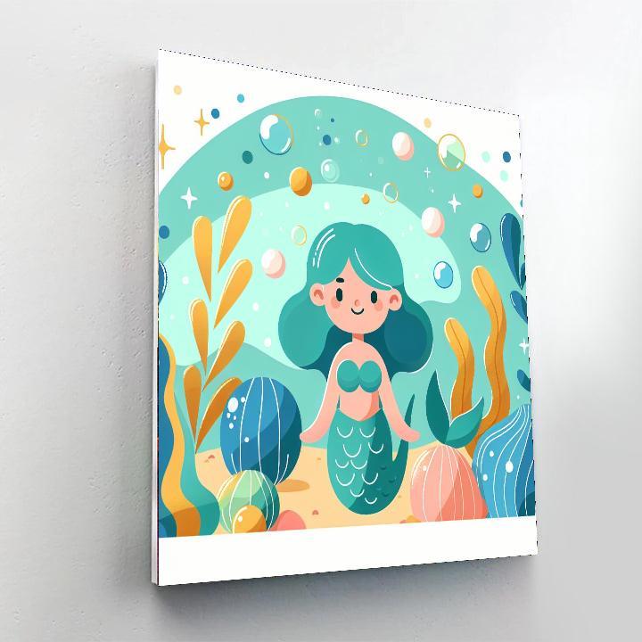 Kindly Mermaid Treasure Paint By Numbers Kits