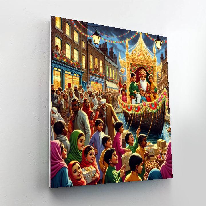 Feast Of St. Nicholas - Amsterdam Number Painting