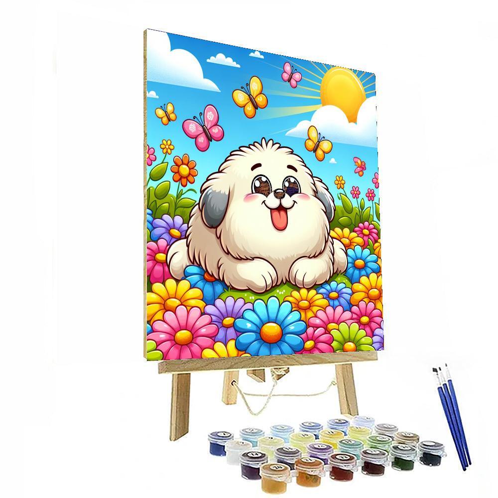 Daisy The Dreaming Dog Paint By Numbers