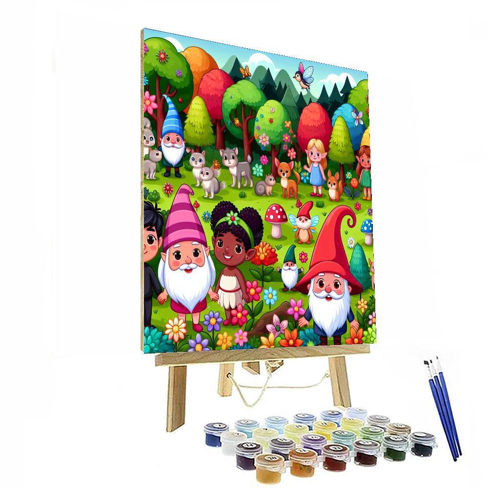 Joyful Magical Forest Paint By Numbers Kits