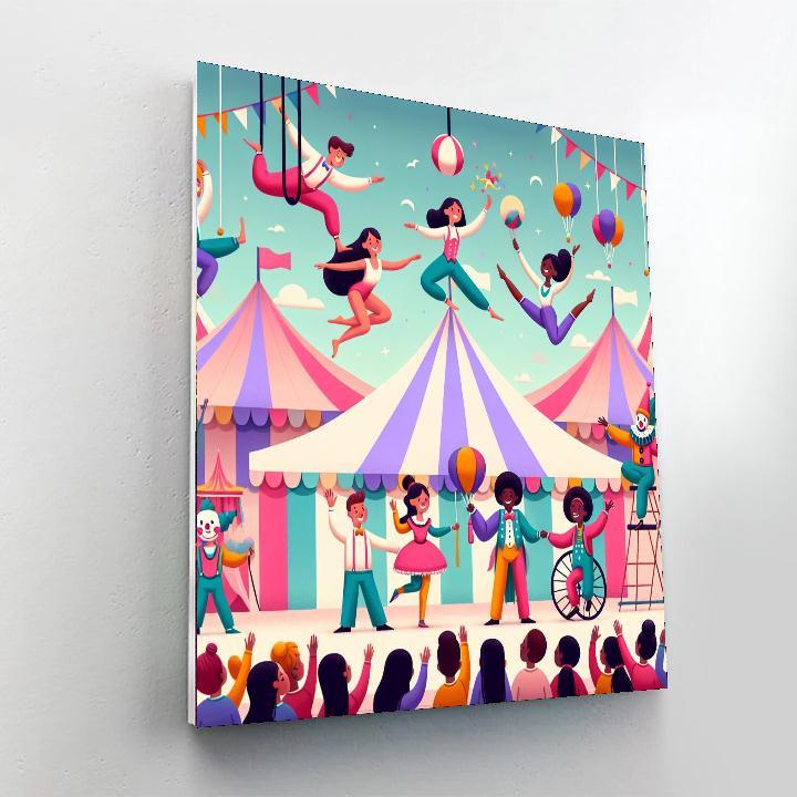 The Magical Circus Extravaganza Painting Number Kit