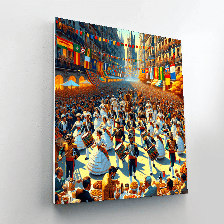 San Sebastián Day - Spain Number Painting