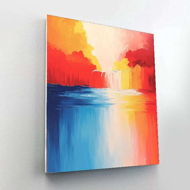 Frida Kahlo Inspired Cascading Emotions  Painting Number Kit