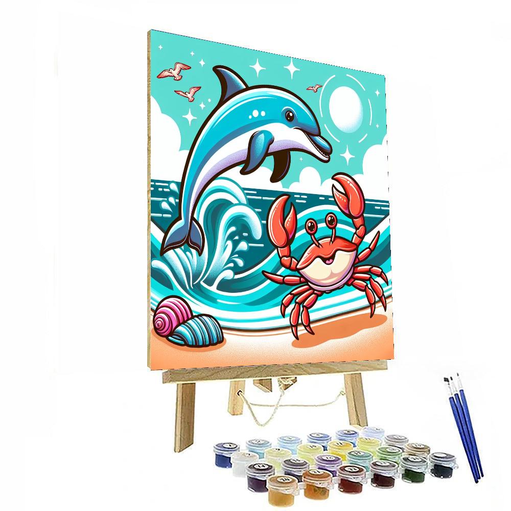 Seaside Adventure Pals Paint By Numbers