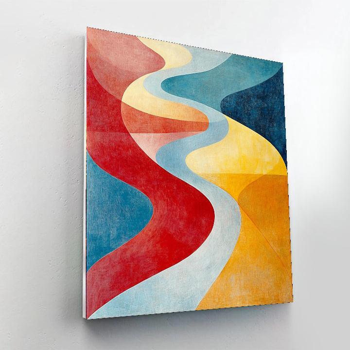 Paul Klee Inspired Echoes Of Color  Numbered Painting Kits