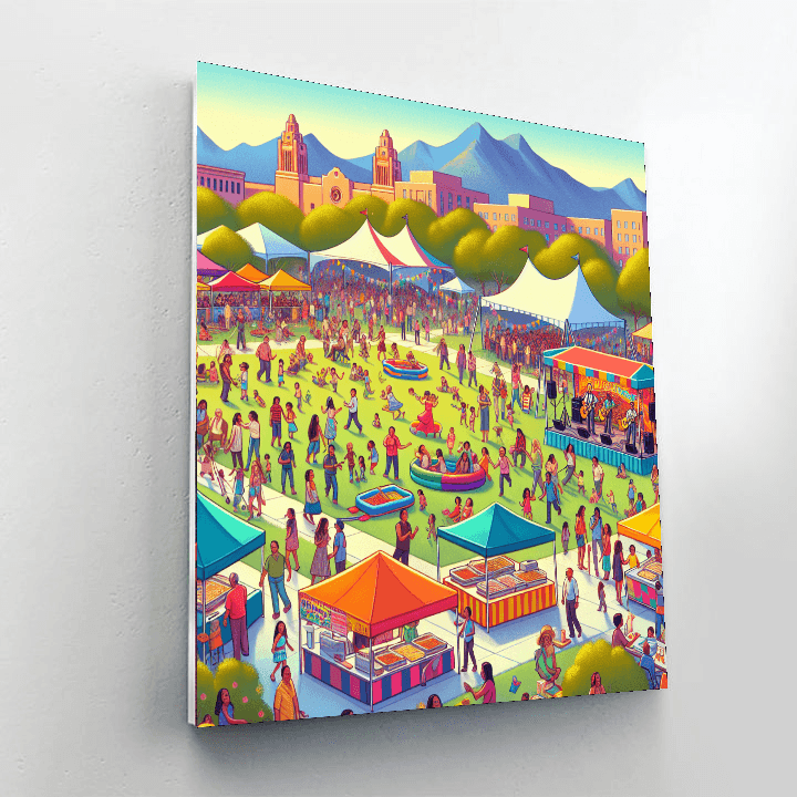 Albuquerque Summerfest - New Mexico, Usa DIY Paint By Numbers