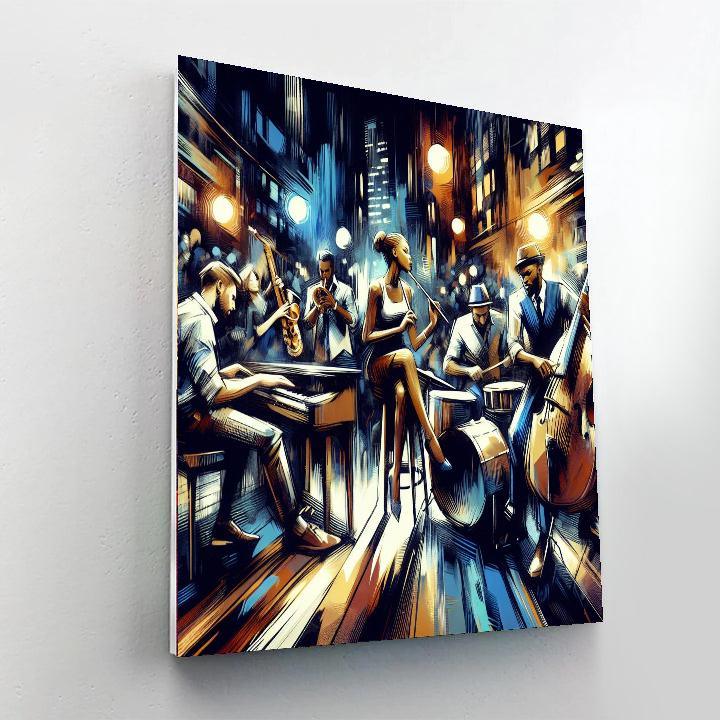 Chic City Jazz Night Painting By Numbers Kit
