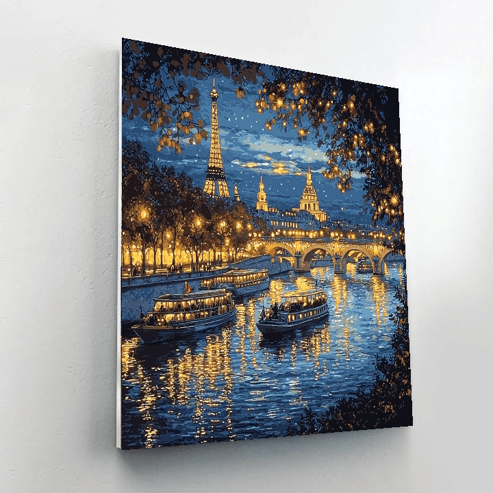 Seine River Cruise Paint By Numbers Kits