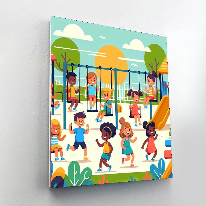 Playful Park Numbered Painting Kits