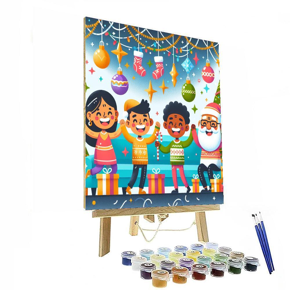 Festive Holiday Adventure Numbered Painting Kits