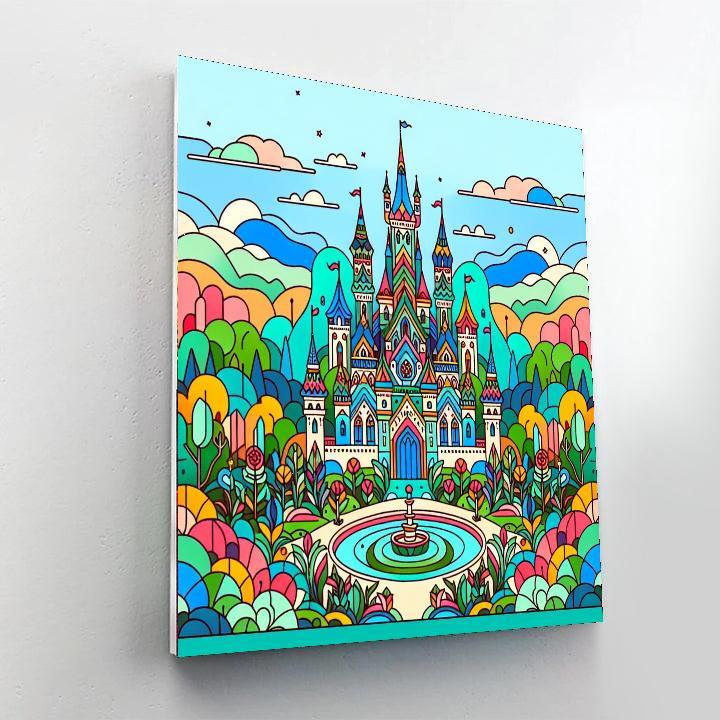 Magic Castle Dream Number Painting