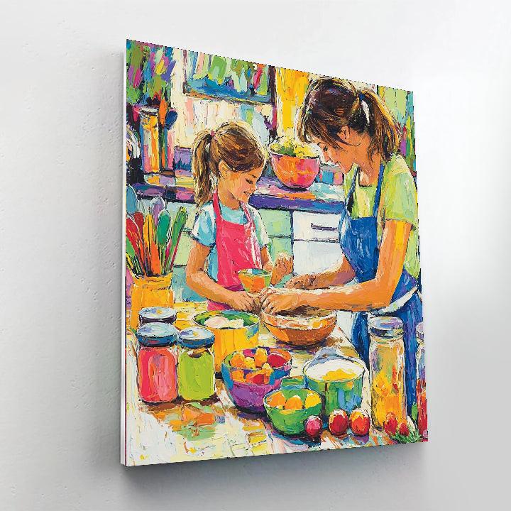 A Day In The Kitchen Painting Number Kit