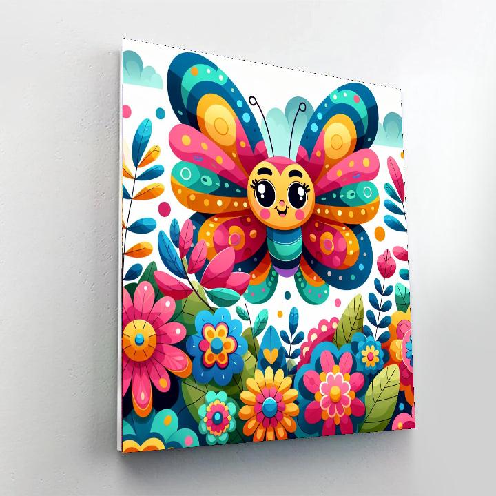 Enchanting Butterfly Numbered Painting Kits
