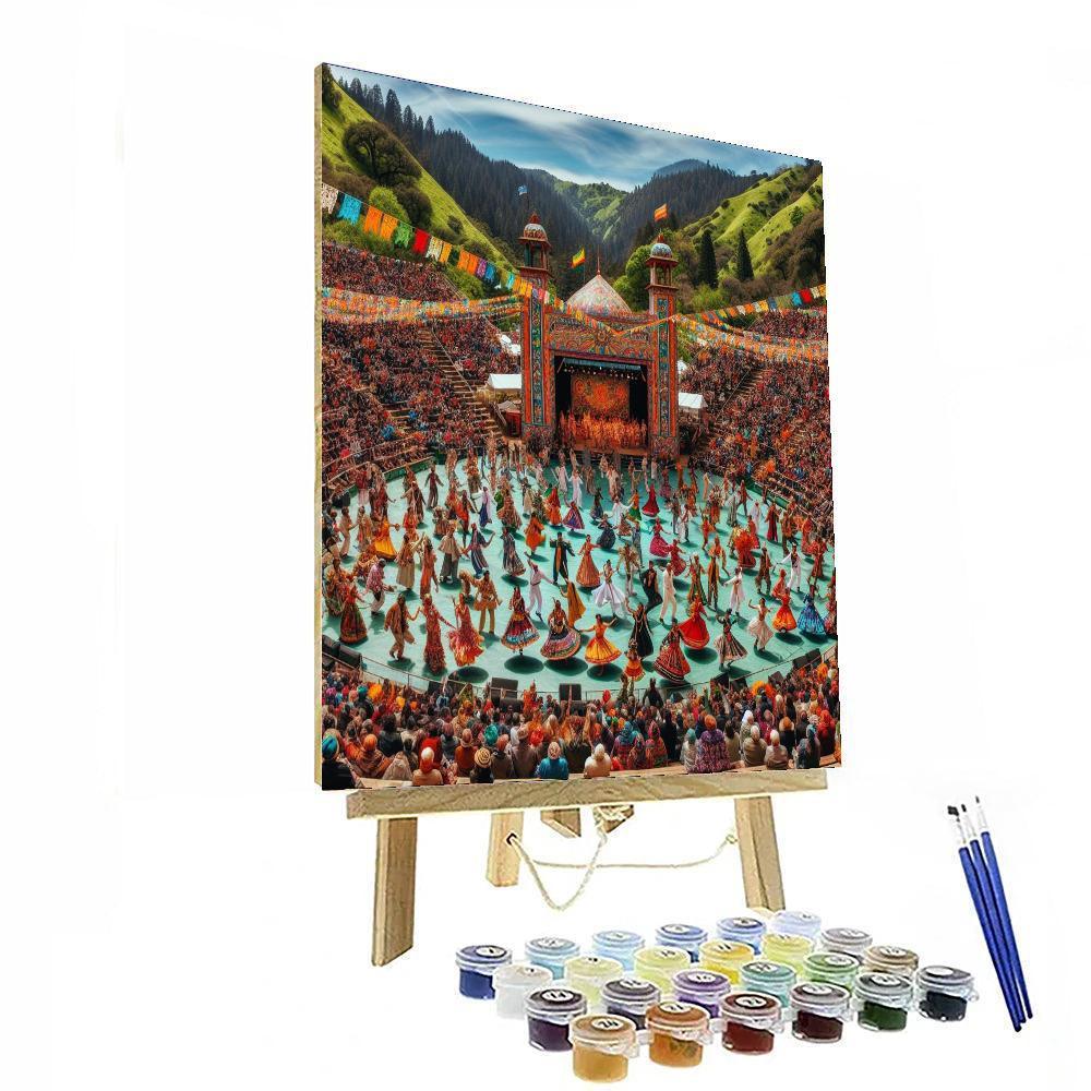 Festival Internacional De Guelaguetza - Mexico Paint By Color