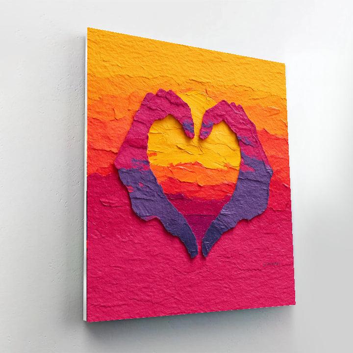 Love’s Heartstrings Painting Number Kit