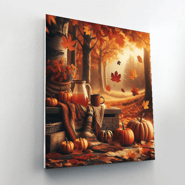 Cozy Autumn Afternoon Paint By Numbers